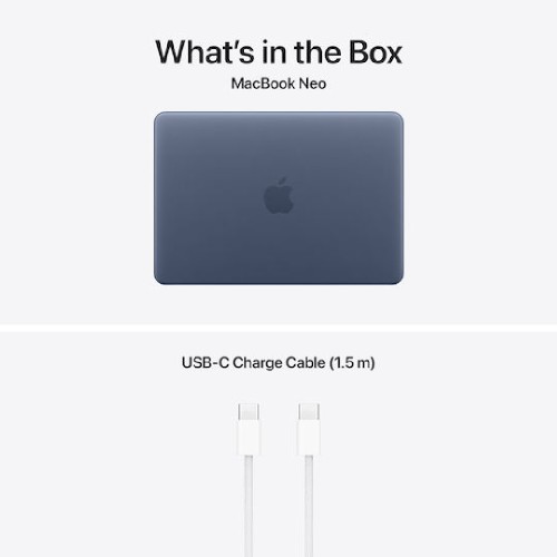 ΗΛΕΚΤΡΟΝΙΚΟΣ ΥΠΟΛΟΓΙΣΤΗΣ ΦΟΡΗΤΟΣ APPLE MACBOOK NEO 13'' (MHFG4GR/A) (A18 PRO/8GB/512GB SSD)TOUCH ID INDIGO